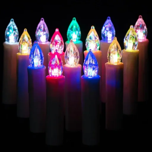 LED Christmas lights candles 20 pieces