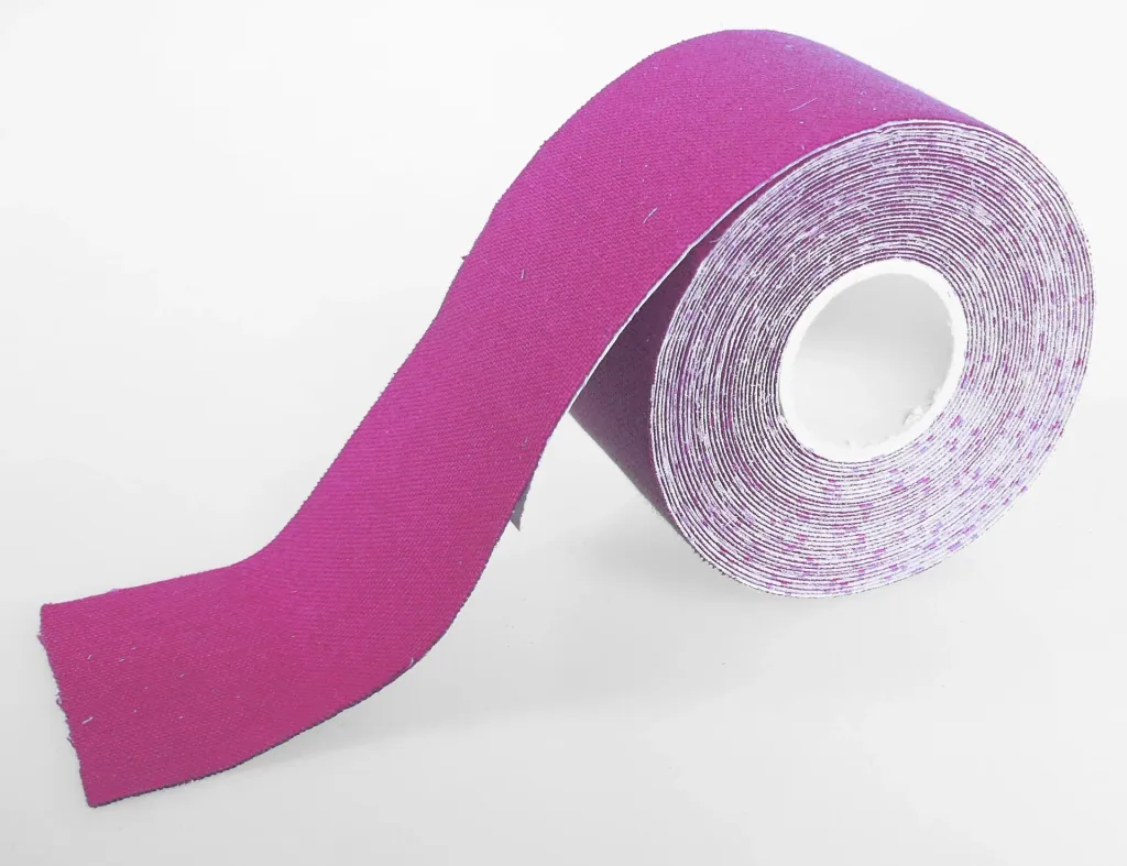 Kinesio tape, physio tape, turquoise/dark blue/pink, 3-piece