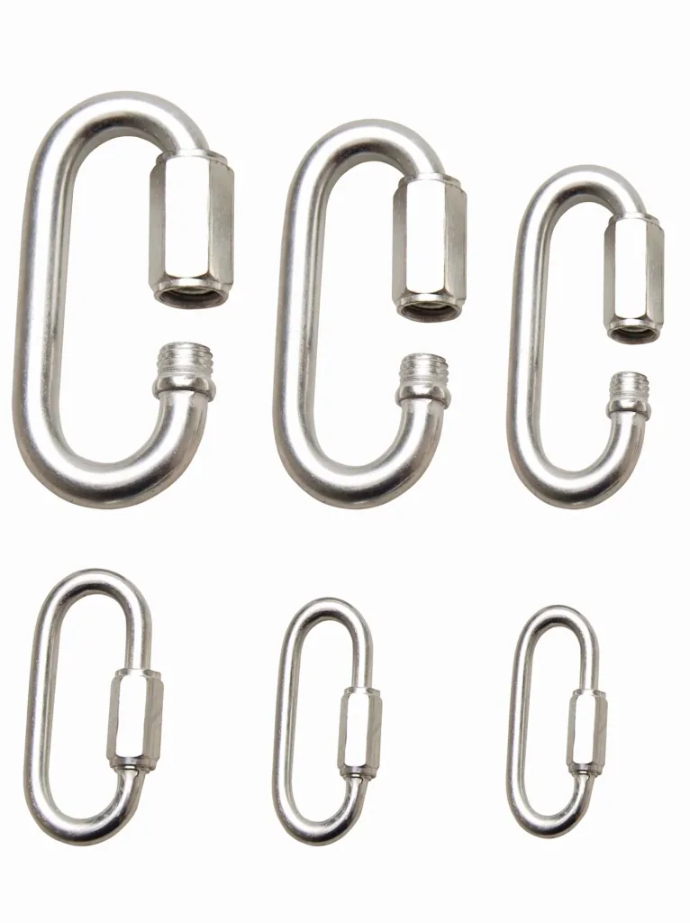 Screw-top snap hook assortment, 20 pieces