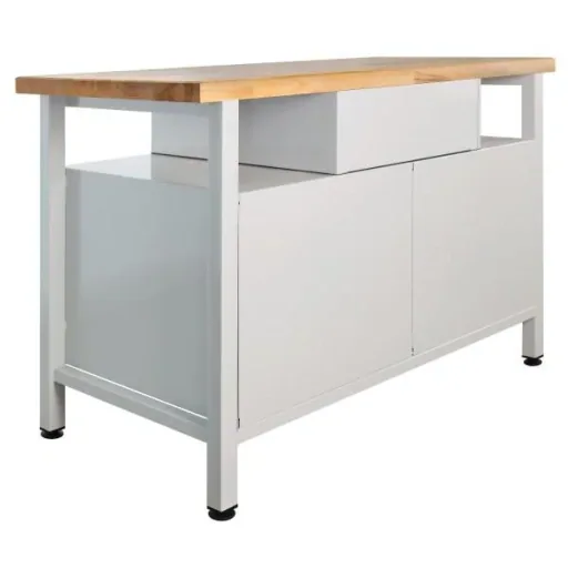 Workbench "Premium" 1 drawer, 2 doors, L1200xW600xH840mm