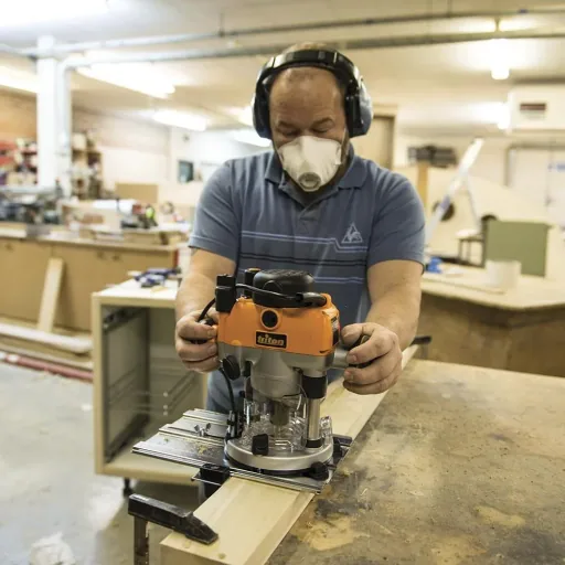 Precision router MOF001 with dual function, 1400 watts