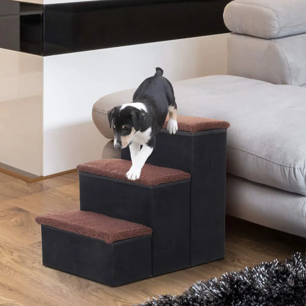 Pet stairs with 3 steps