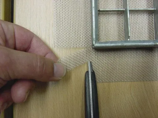 Dirt and small animal deflectors for light shafts, fiberglass fabric