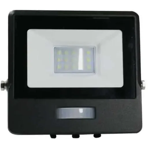 VT-128S LED Floodlight with Sensor - 20 W - 1510 Lm - 4000K - Black