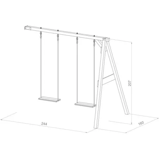 Double swing gray wall mount / white