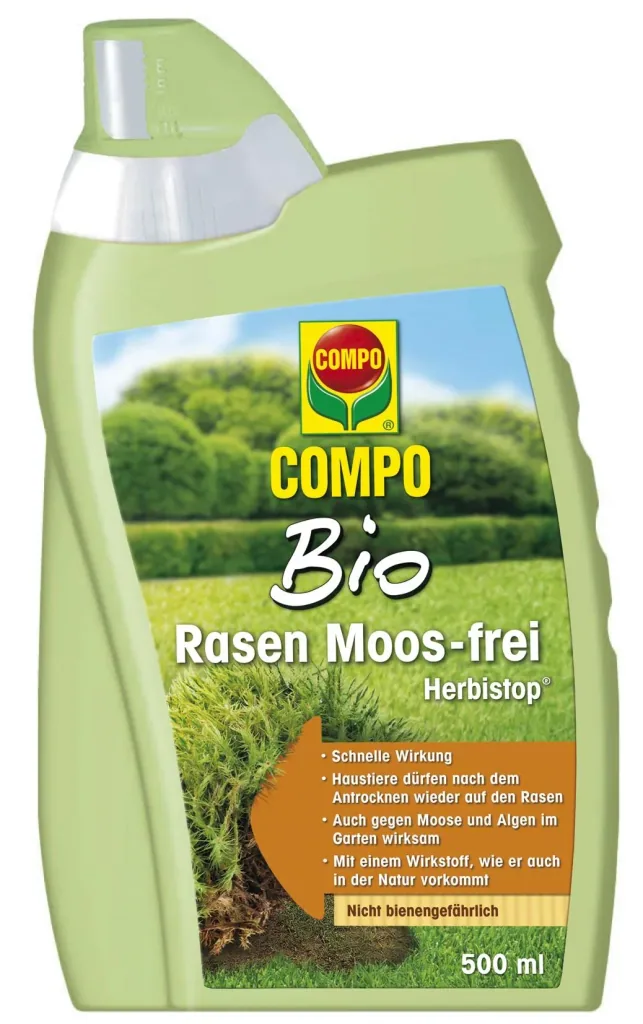 Organic Lawn Moss-Free Herbistop, 500 ml