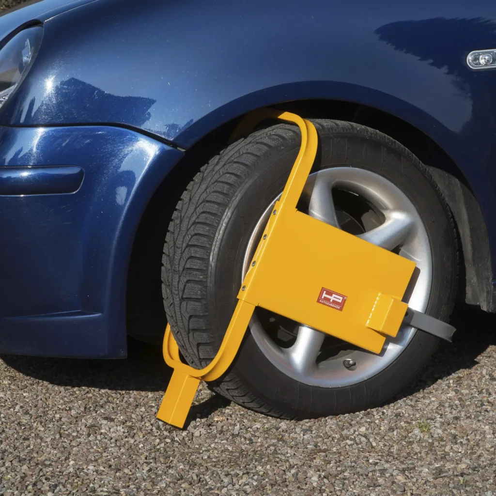 Parking clamp "Profi", theft protection