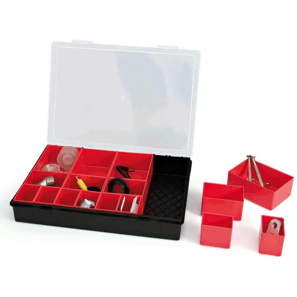 TAYG sorting box - 330 x 247 x 54 mm - with 16 removable compartments