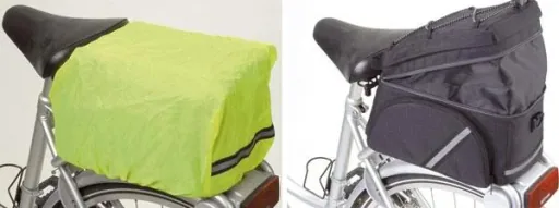 Bicycle pannier bag - multifunctional, black