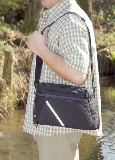 Bicycle pannier bag - multifunctional, black
