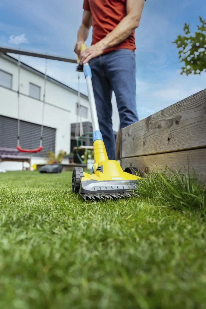 Cordless lawn and edge trimmer FineCut 18 Volt, without battery