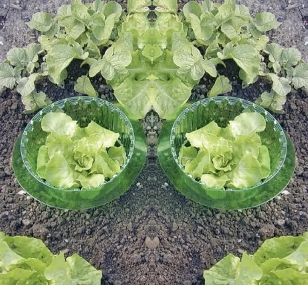 Plant collar and snail protection ring - 5 pieces