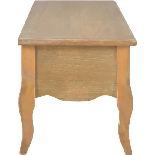 TV cabinet with 2 drawers 120x35x35 cm solid pine