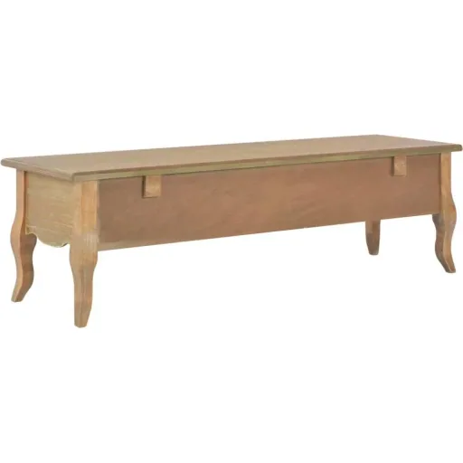 TV cabinet with 2 drawers 120x35x35 cm solid pine