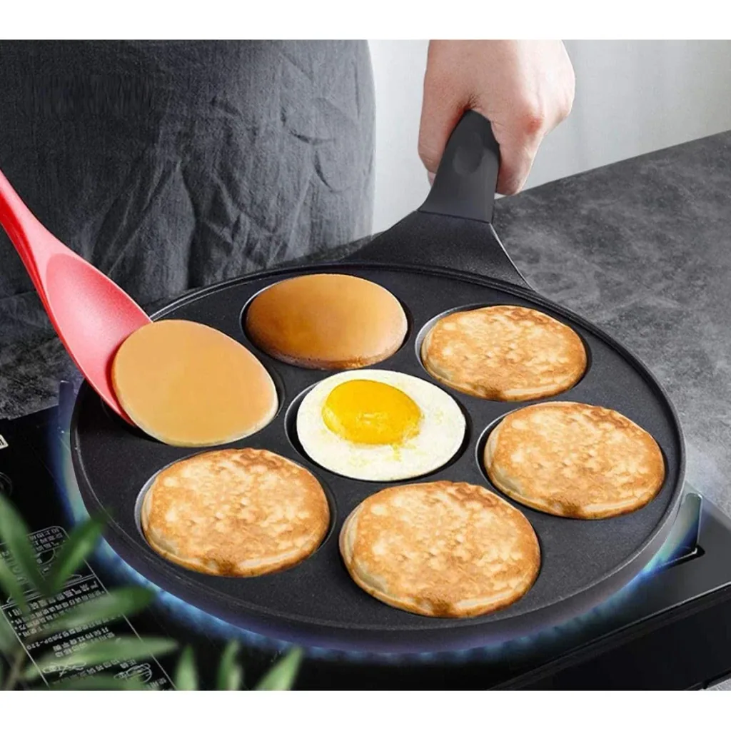 Cheffinger pancake pan - for 7 pancakes - 26cm