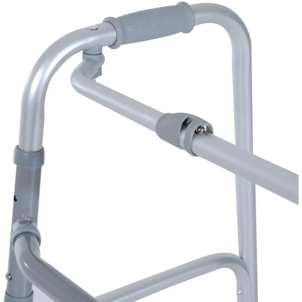 Walker walking frame walking frame aluminum walking aid with 2 wheels foldable