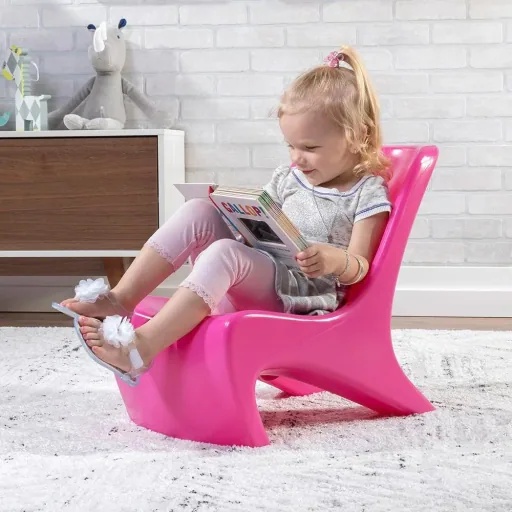 Junior Chic 2-piece set chair raspberry