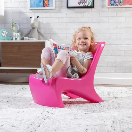 Junior Chic 2-piece set chair raspberry