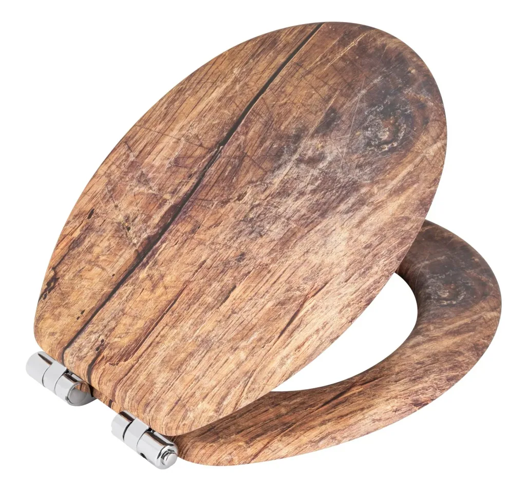 Rustic Brown toilet seat made from FSC® certified MDF