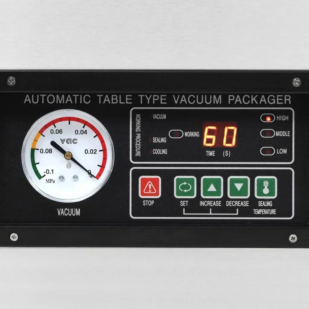 Vacuum packaging machine professional 400 W stainless steel