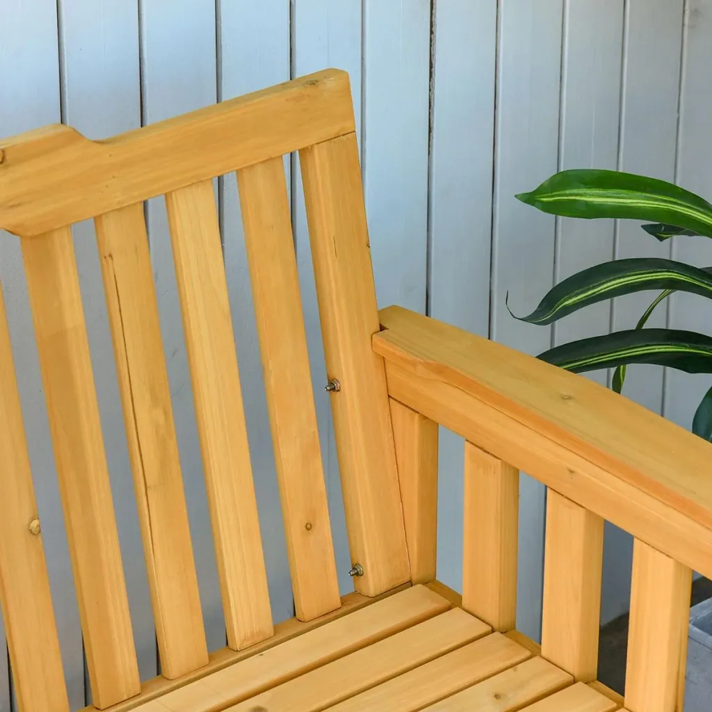 Rocking chair 2-seater natural