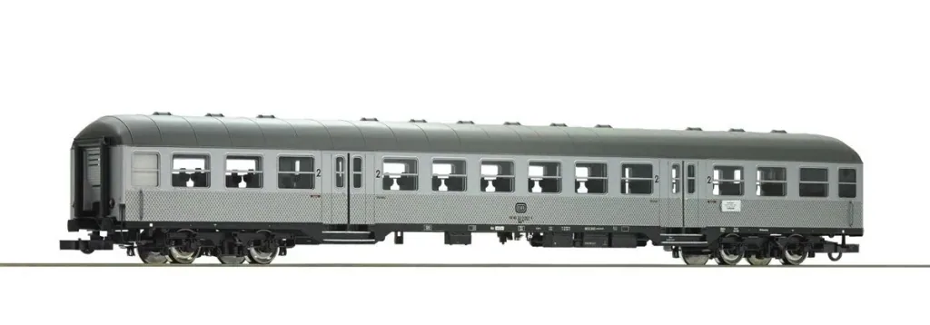 2nd class local passenger car "Silberling", type Bnb, of the Deutsche Bundesbahn" 2
