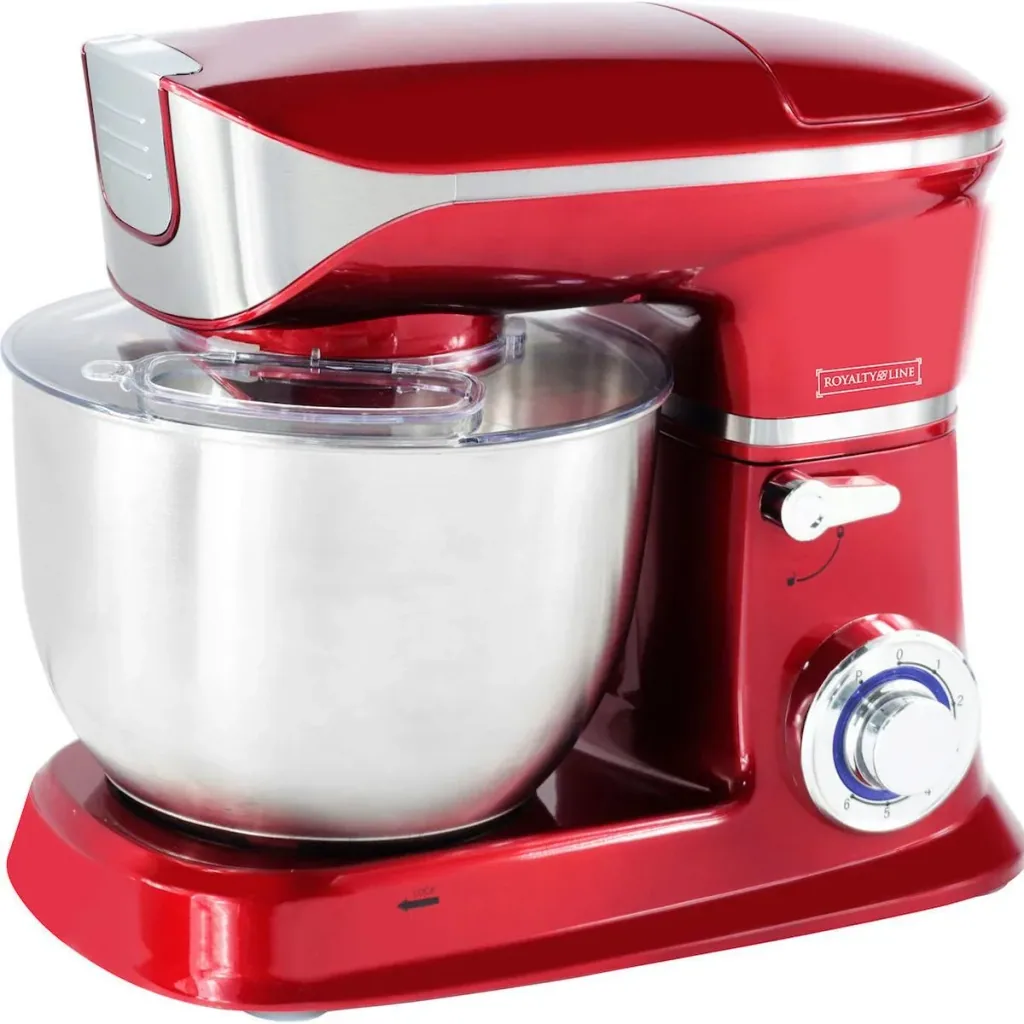 Food processor 1600W | with splash guard | Red