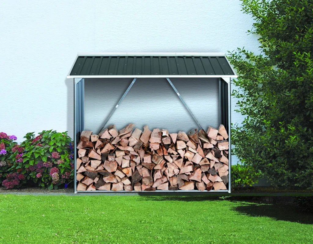 Firewood rack anthracite