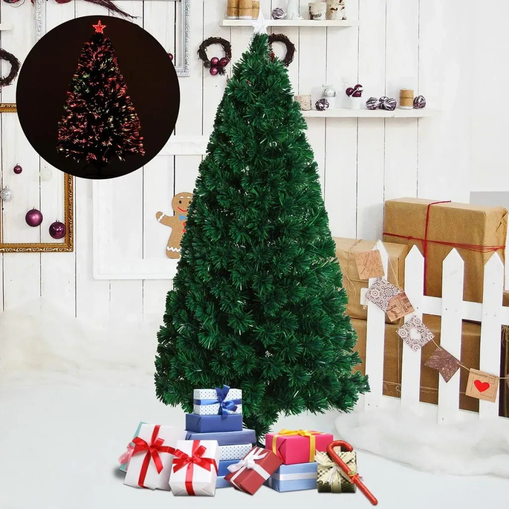 Christmas tree including metal stand green