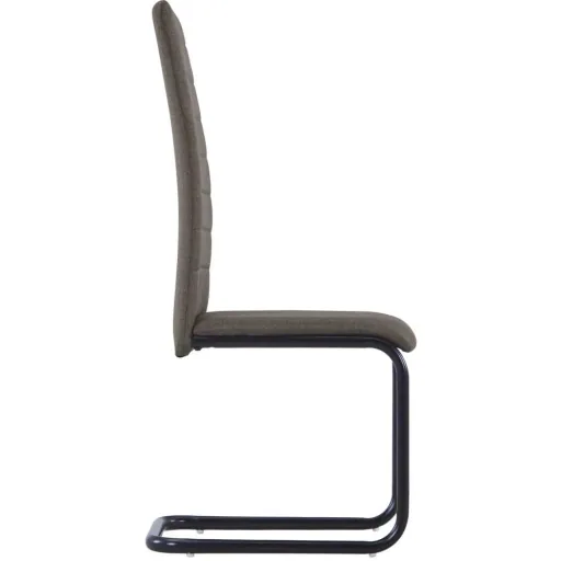 Dining room chairs 2 in taupe fabric