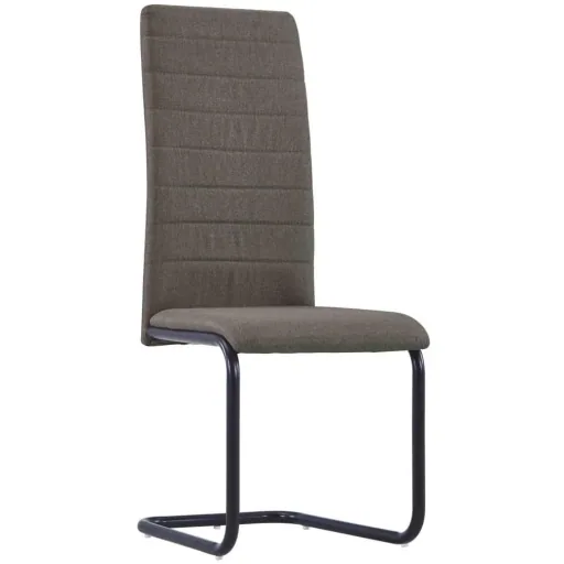 Dining room chairs 2 in taupe fabric