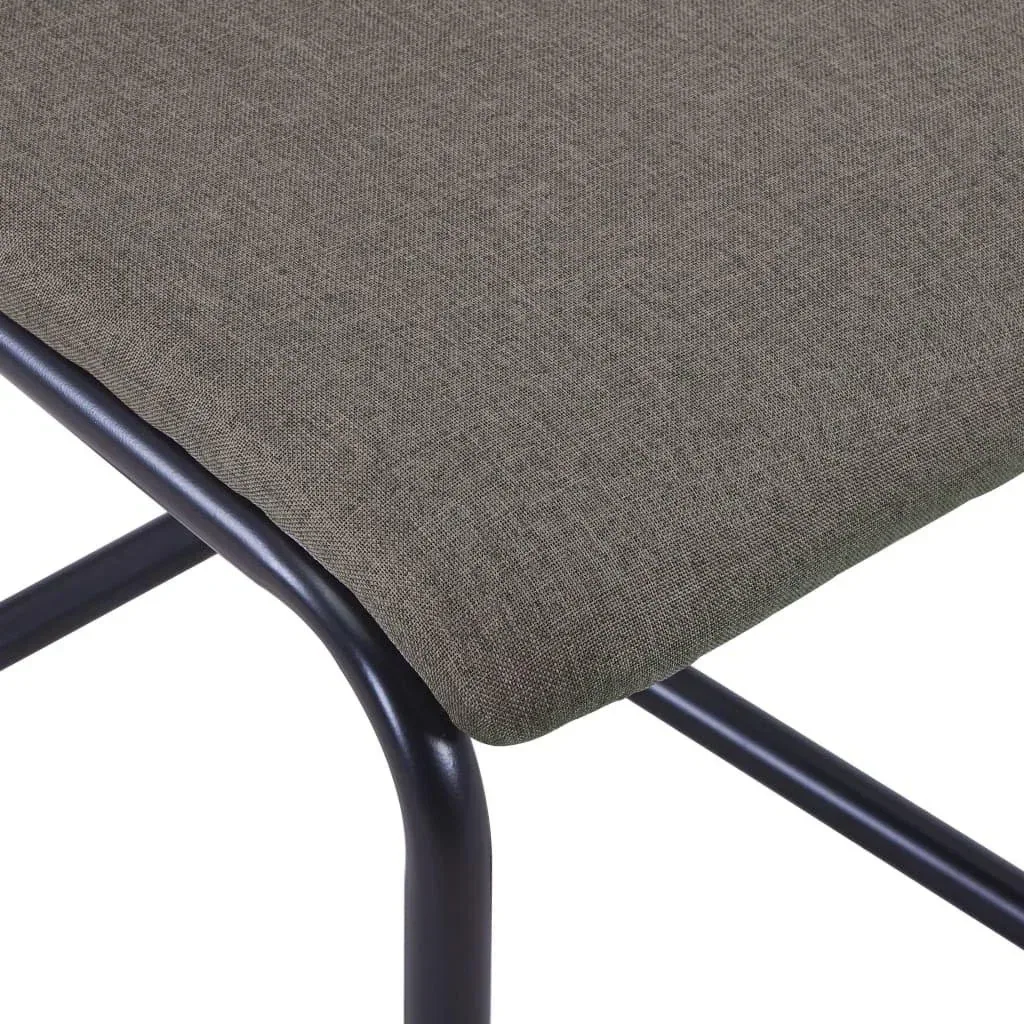 Dining room chairs 2 in taupe fabric