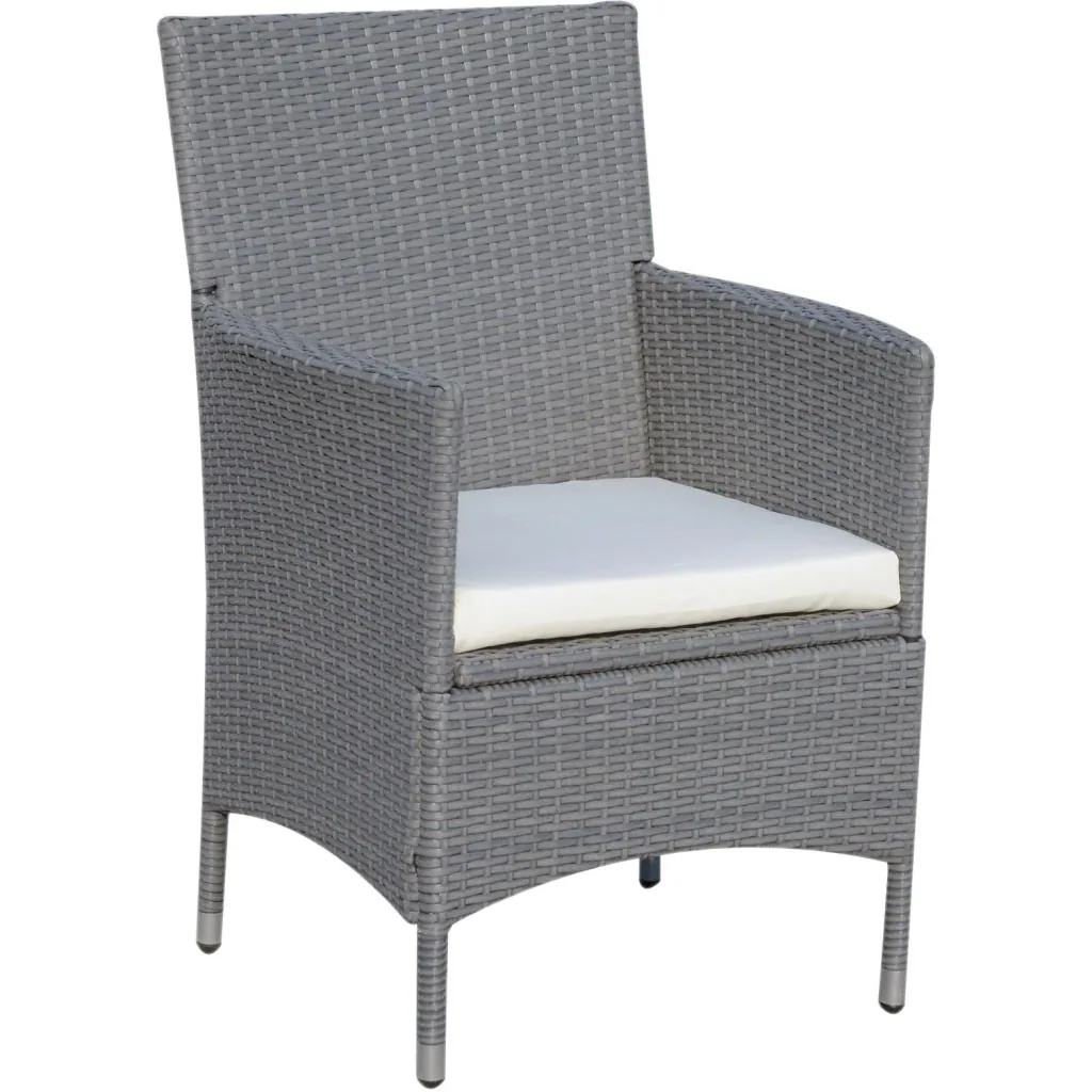 Rattan seating group as a 3-piece set