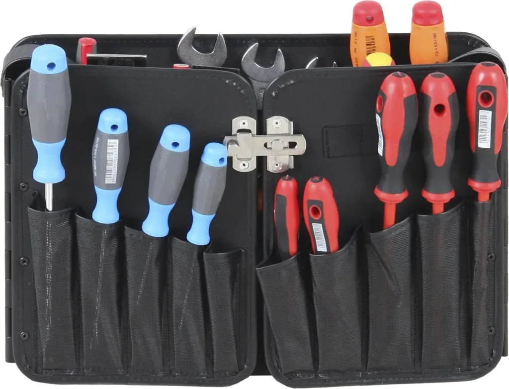 Foldable tool board WING 4901, with carrying handle, 460 x 310 x 100 mm