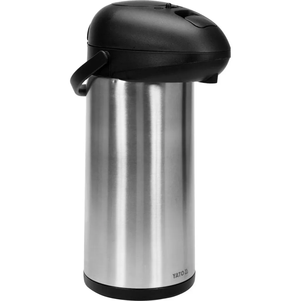 Thermos flask with anti-drip protection - 5L - stainless steel