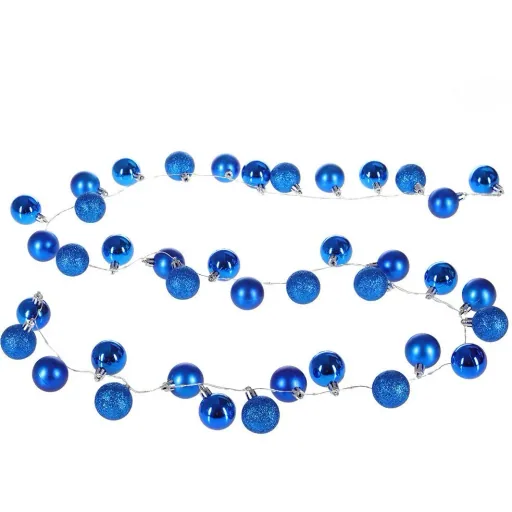 Christmas lights balls 40-LED - blue - 2m