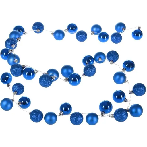 Christmas lights balls 40-LED - blue - 2m