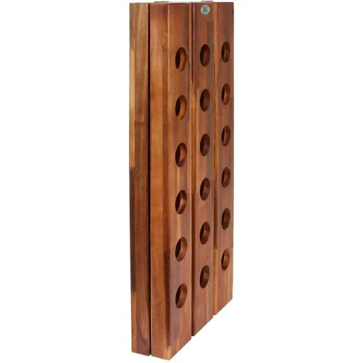 Foldable wine rack for 36 bottles