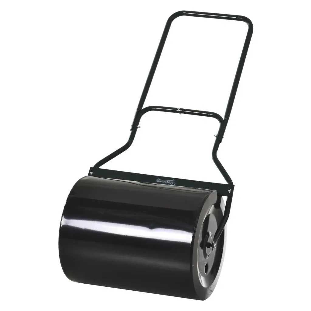Lawn roller with U-handle
