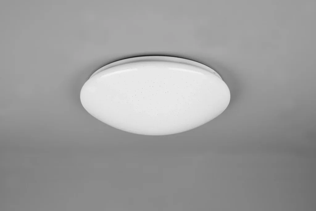 LUKIDA LED ceiling light, 18 W, 3000-6000 K, 2000 lm, D.38 x H.10.5 cm, dimmable, remote control, white