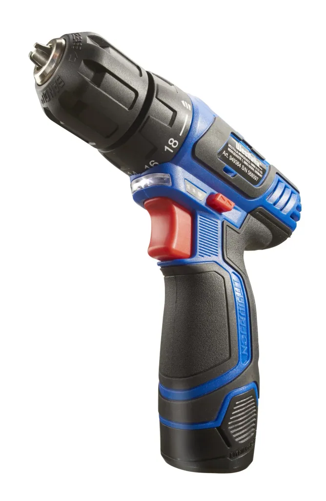 Cordless drill/screwdriver set 12 Volt - 43 pieces