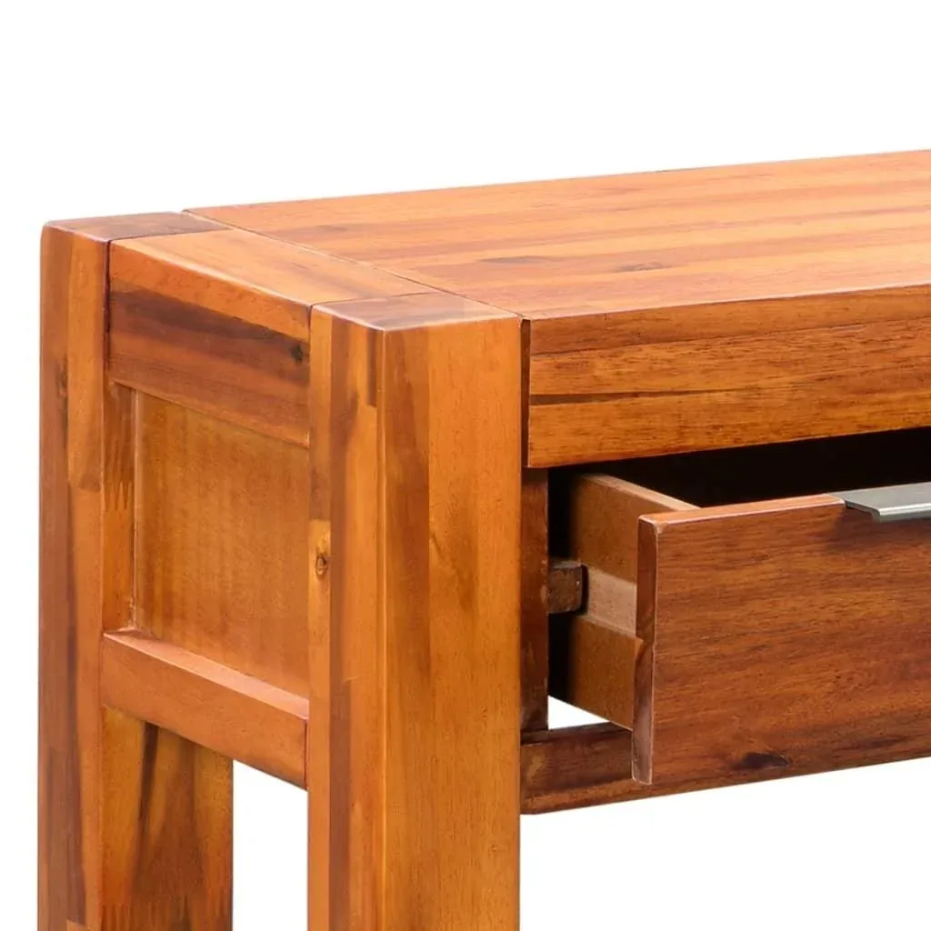Wall table 86x30x75 cm solid acacia wood