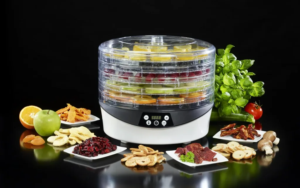 Dehydrator, 500 watts, white/transparent