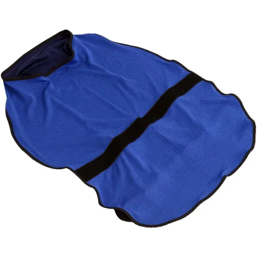 Dog Cooling Vest Cooling Jacket Cooling Vest Fast Cooling Polyester Blue Ø40 x 46 cm