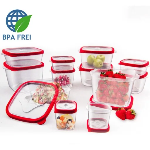 Edco Food Storage Boxes 24 pcs. Turquoise BPA-free