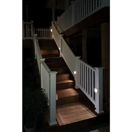 LED stair light white with motion detector MB720 IP44 2-pack 20 lumens