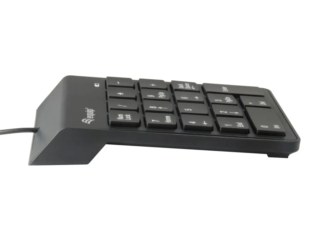 USB Numeric Keypad 245205, Plug-and-Play, Black