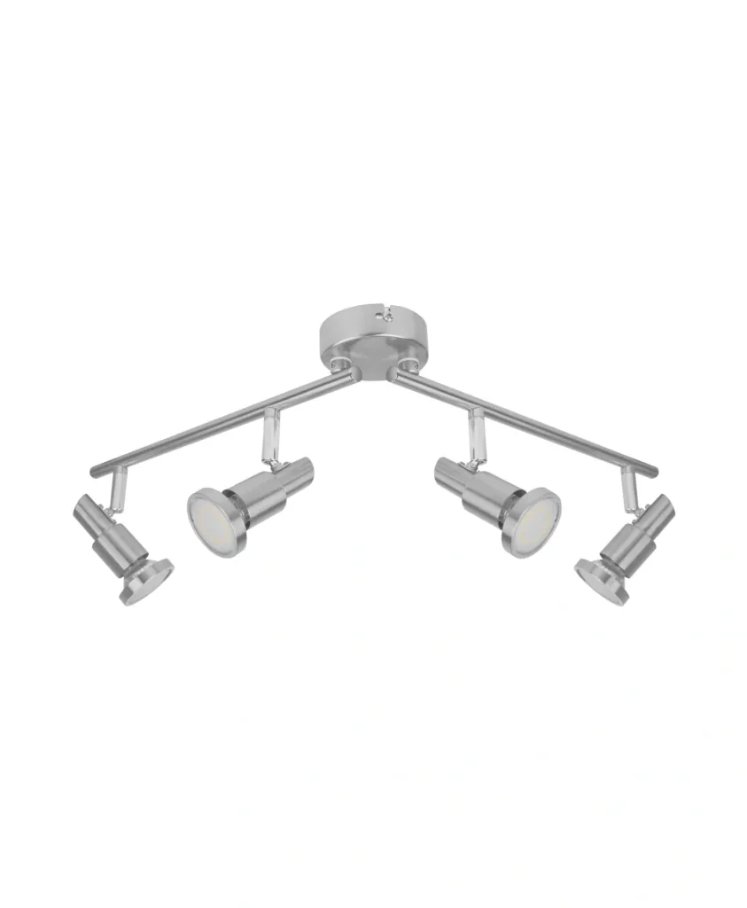 LED spot ceiling surface-mounted light GU10 4 x 3 watts, with 4 spots