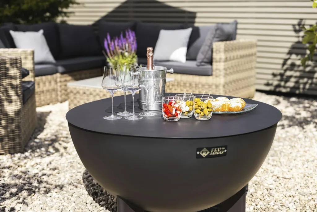 Fire bowl Tria black, without accessories