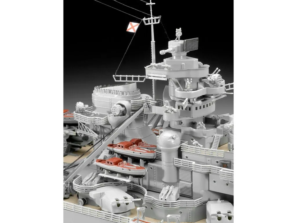 Bismarck model kit in 1/350 scale